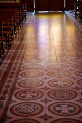Church interior floor