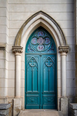 Obraz premium old church door