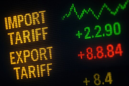 Impact of Import and Export Tariffs on International Trade and Economic Growth Indicator
