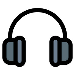 Headset Icon Element For Design