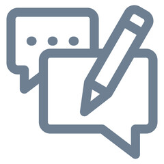 Contact Form Icon Element For Design