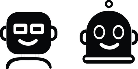 Art & IllustrationCheatbot icon set.Artificial Intelligence machine Learning and chat bot thin line icon set .Machine Learning - thin line vector icon set. Pixel perfect. Editable stroke.Phone, Chatbo