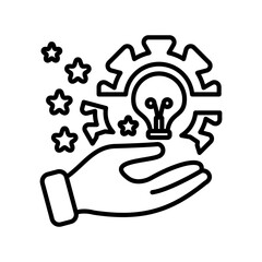 New Technology Linear Style Icon