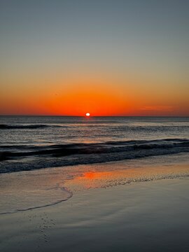 Sunrise on the beach (Sandbridge Virginia Beach)