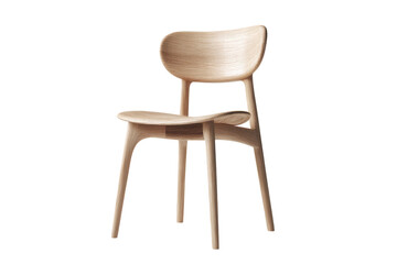 Elegant Wooden Chair Design Light Oak Finish Scandinavian Furniture Minimalist Interior Black