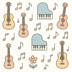 Music Instrument Doodle