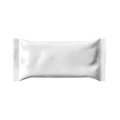 Blank White Plastic Food Wrapper Packaging Mockup
