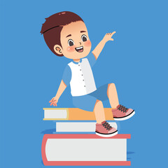 School Kids Doing Daily Activities