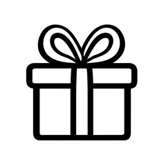Simple gift box icon (7)