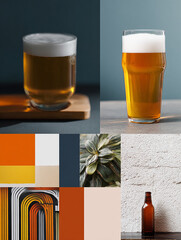 Brewery Presentation Slides Craft Beer Production and Aesthetics template  made with generative ai