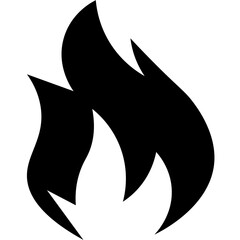 Fire icon vector Fire flame symbol Flame icon Flame glyph icon. Solid icon that can be applied anywhere, simple, pixel perfect and modern style