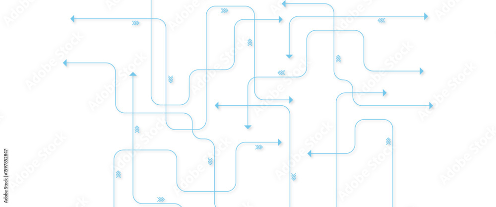 Poster vector digital technology background. concept with technology line.