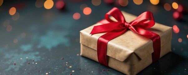 Beautifully wrapped gift, global shipping label, sale banner , reliable shipping, parcel