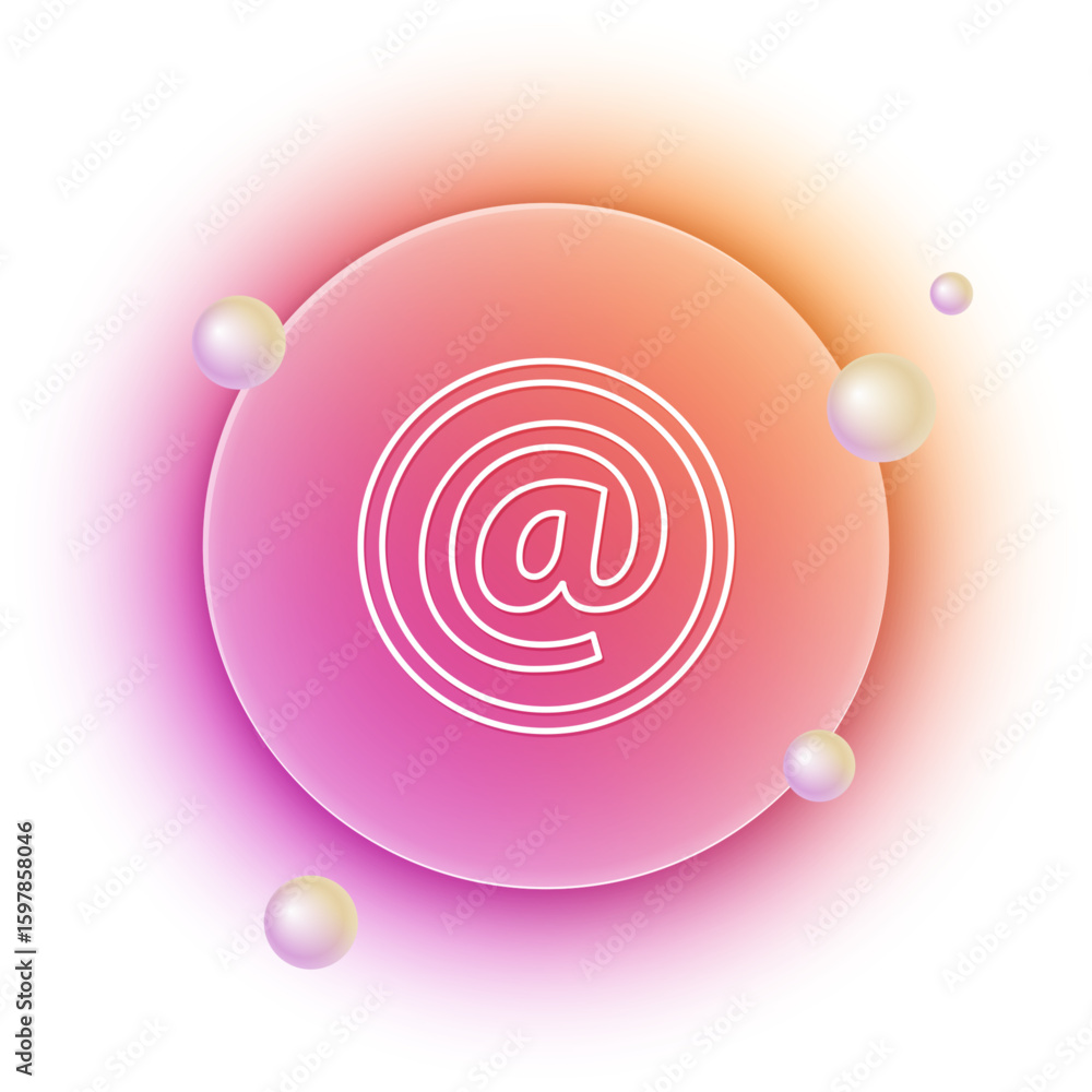Poster white mail and e-mail icon isolated on white background. envelope symbol e-mail. email message sign.