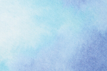 Blue Watercolor Washi Paper Texture Background