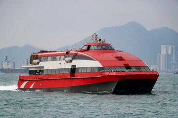 Speedboat is a passenger boat between Hong Kong and Macau
