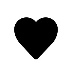 Black heart icon