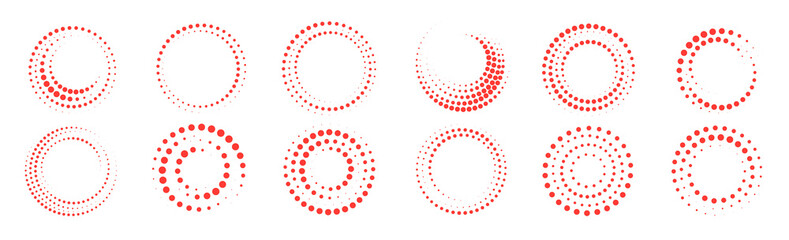 Dynamic round swirl in techno mesh style. Abstract PNG circle with dot radial movement and energy...