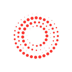 PNG abstract techno dot in swirl energy motion. Round halftone pattern with circular texture, vector frame and spiral design. Futuristic banner in PNG mesh with graphic round background.