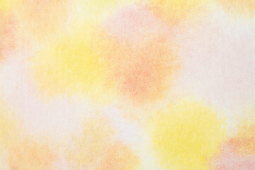 Yellow Watercolor Washi Paper Texture Background