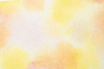 Yellow Watercolor Washi Paper Texture Background
