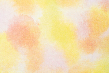 Yellow Watercolor Washi Paper Texture Background