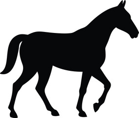horse silhouette vector