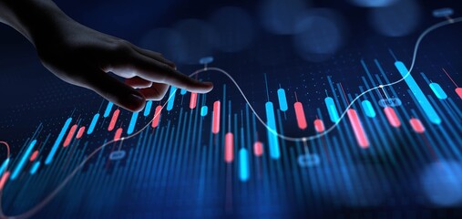 Interactive Financial Data Visualization Featuring Dynamic Analytics and Predictive Trends.