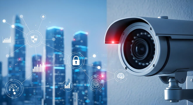 Smart City Surveillance: AI-Powered CCTV Camera & Data Security