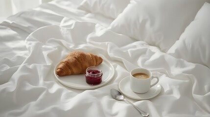 coffee and croissant