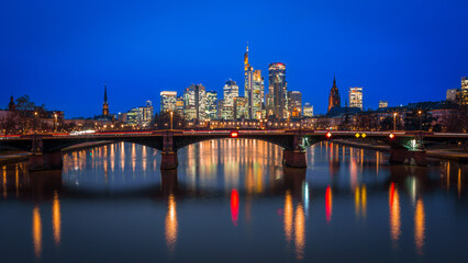 Fototapeta premium Frankfurt at Night