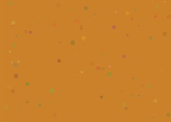 Abstract textured background with subtle colorful speckles and a warm orange hue