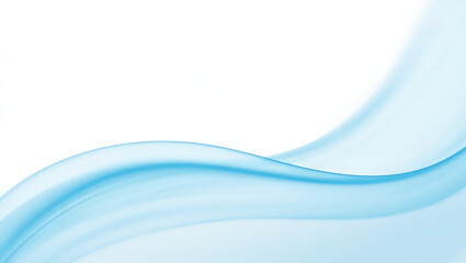 Flowing blue wave abstract smooth