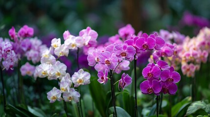 Fototapeta premium purple flowers in the garden