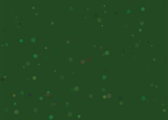 Soft focus green background with subtle bokeh effect and light speckles