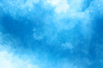 Blue Watercolor Texture Background