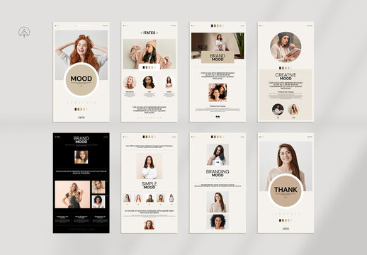 Brand Mood Board Layout