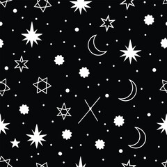 Naklejka premium Abstract Seamless Pattern of Bold Expressive Ink Splatters