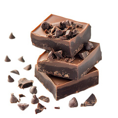 dark chocolate cubes sweet