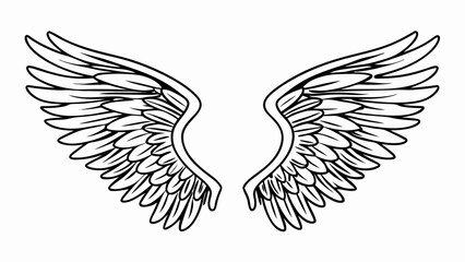 Obraz premium wings vector