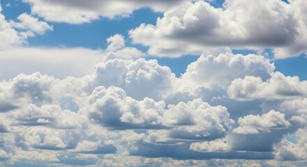 Beatiful sky with comolus clouds 