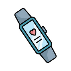 smart band icon vector design template simple and clean