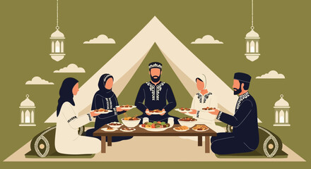 Celebrating The Holy Month Ramadan With Family And Sharing The Joy Of Iftar