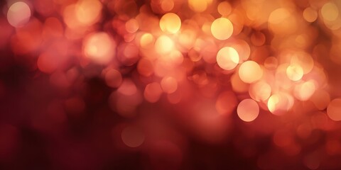 Fototapeta premium The Warm Bokeh Lights Creating a Colorful Background for Festive Atmosphere