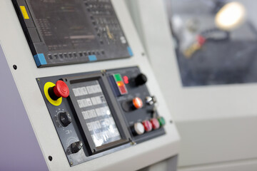 CNC metalworking lathe machine control panel
