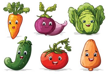 set of vegetables