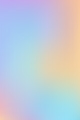 Airy pastel gradient background with blue and peach tones