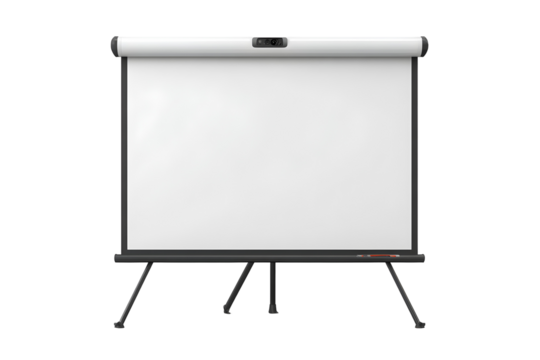 Portable Projection Screen on Tripod Stand