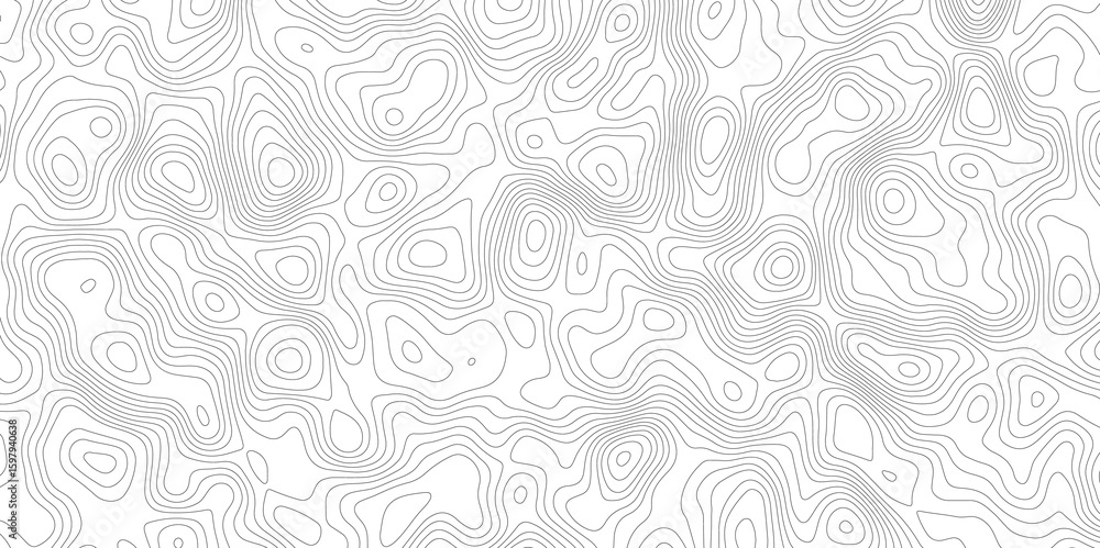 Poster abstract topography contour map line and modern wavy map line design, digital print terrain lines te