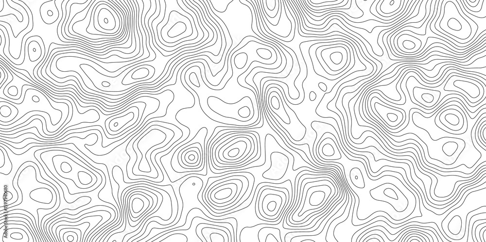 Poster abstract topography contour map line and modern wavy map line design, digital print terrain lines te